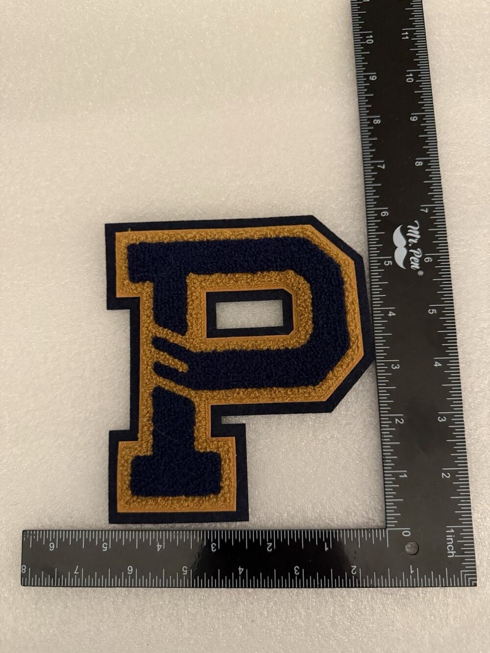 Polo Ralph Lauren Yellow Navy Varsity P Patch Logo